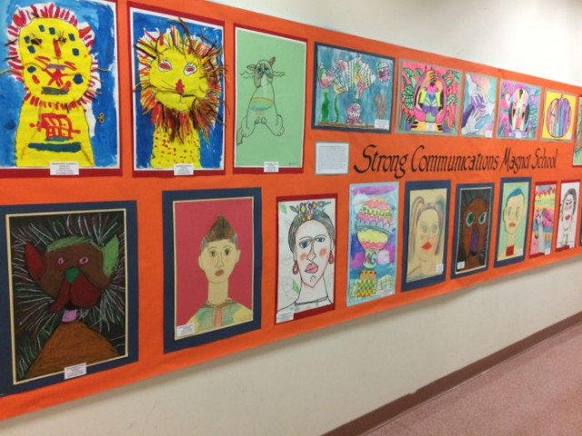 Art Display at Central Office!